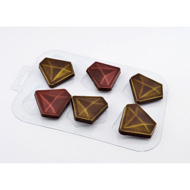 DIAMOND CHOCOLATE MOLD (6 CAVITY) - Shapem