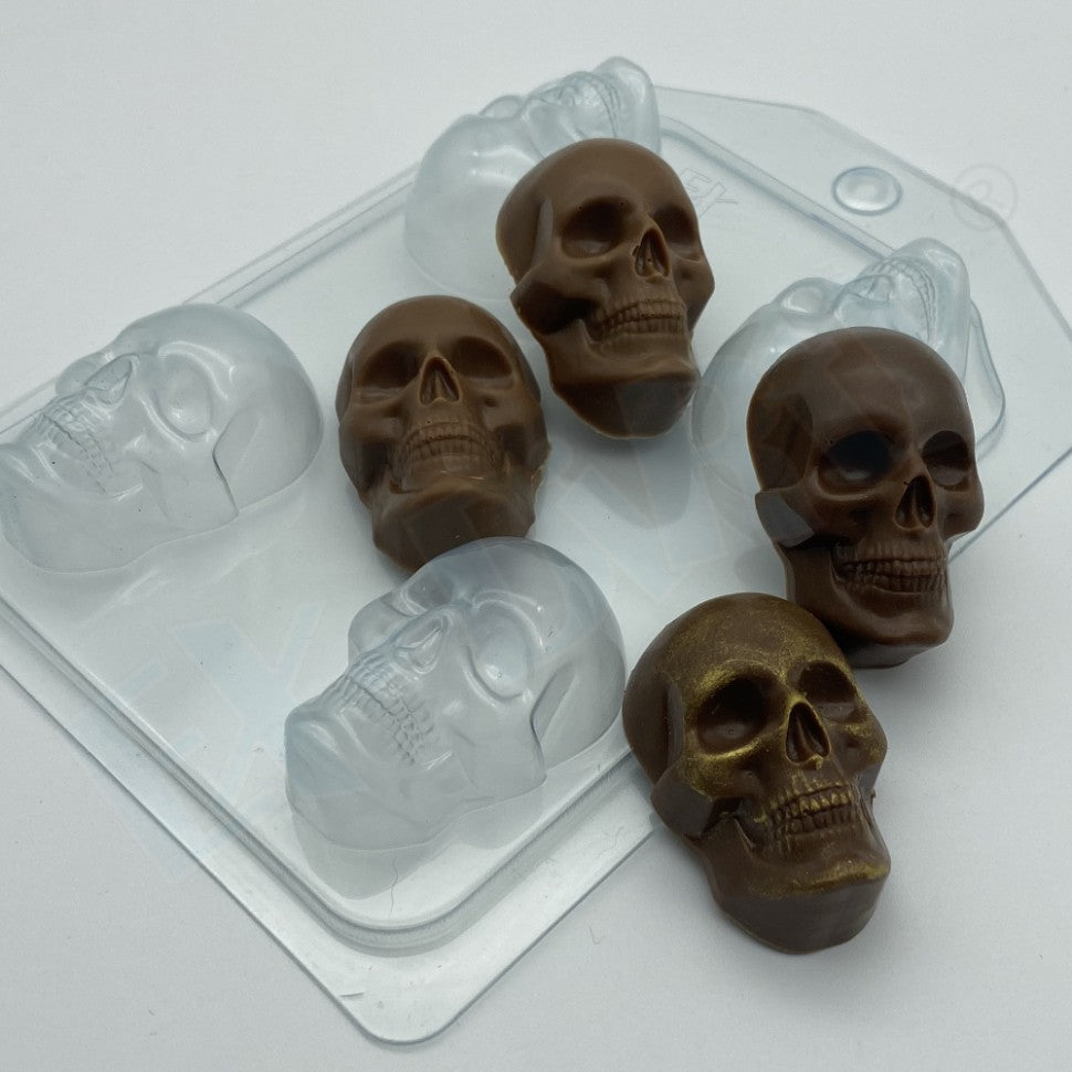 SKULLS MOLD (Minis, 4 Cavity)