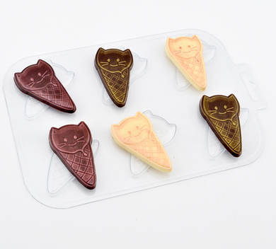 KITTY CONE MOLD (for Chocolate)