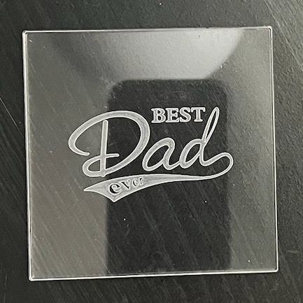 BEST DAD EVER EMBOSSER