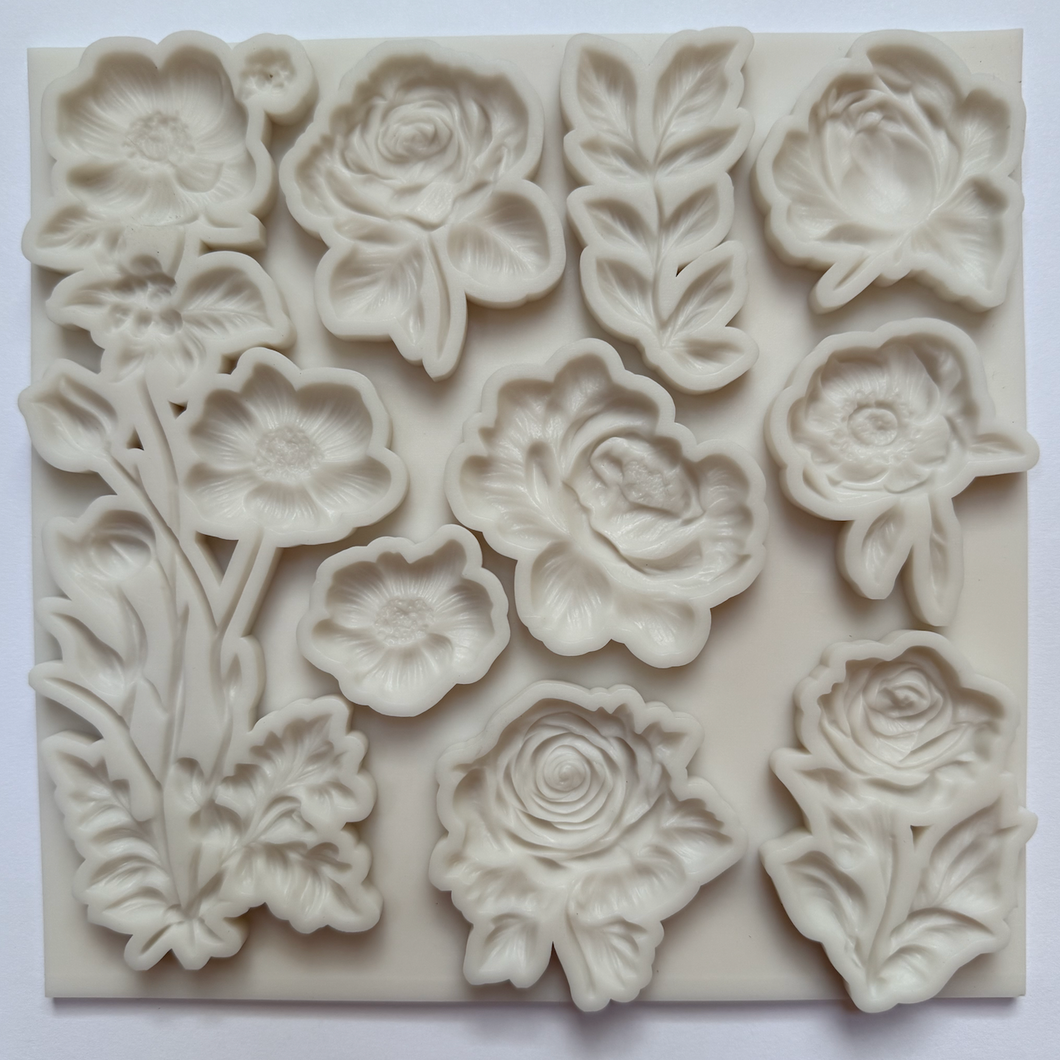 ROSE FLOWERS MOLD