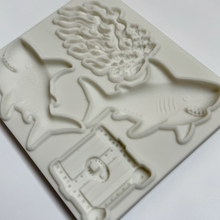 Load image into Gallery viewer, OCEAN CREATURES MOLD - Sharks, Corals, Treasure Chest