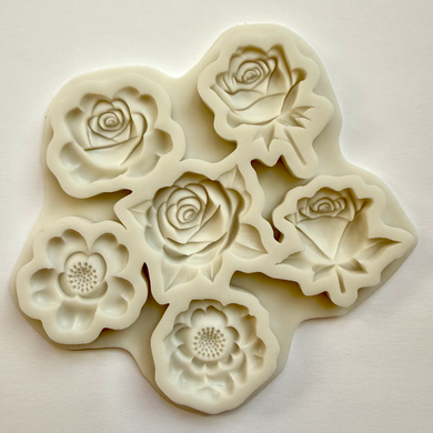 ROSES & OTHER  FLOWERS MOLD