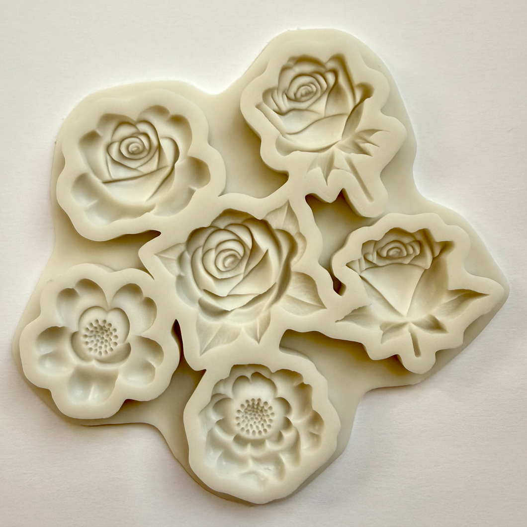 ROSES & OTHER  FLOWERS MOLD