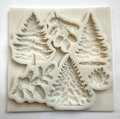 CHRISTMAS TREES & BRANCHES MOLD