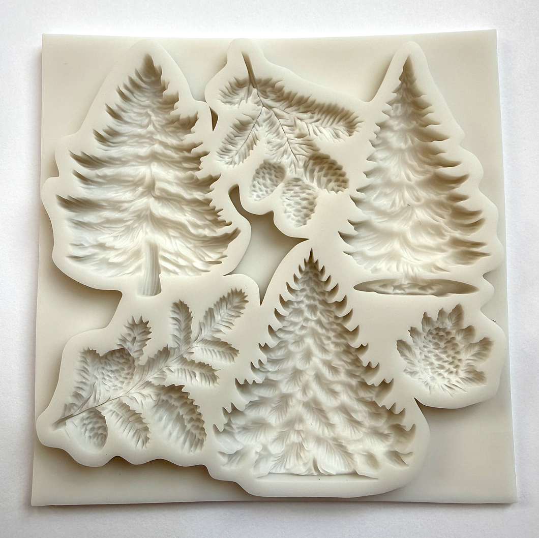 CHRISTMAS TREES & BRANCHES MOLD
