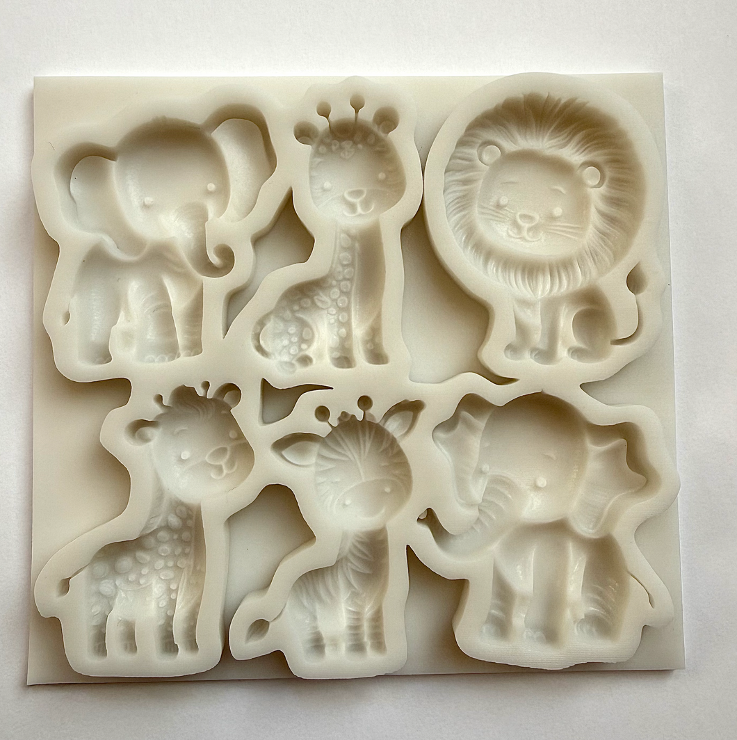 ZOO ANIMALS MOLD #2