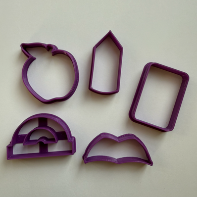 SCHOOL THEME MINI COOKIE CUTTER SET