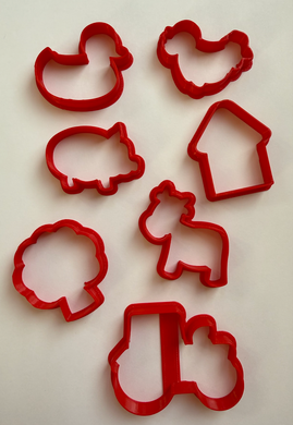 FARM ANIMALS COOKIE CUTTER SET
