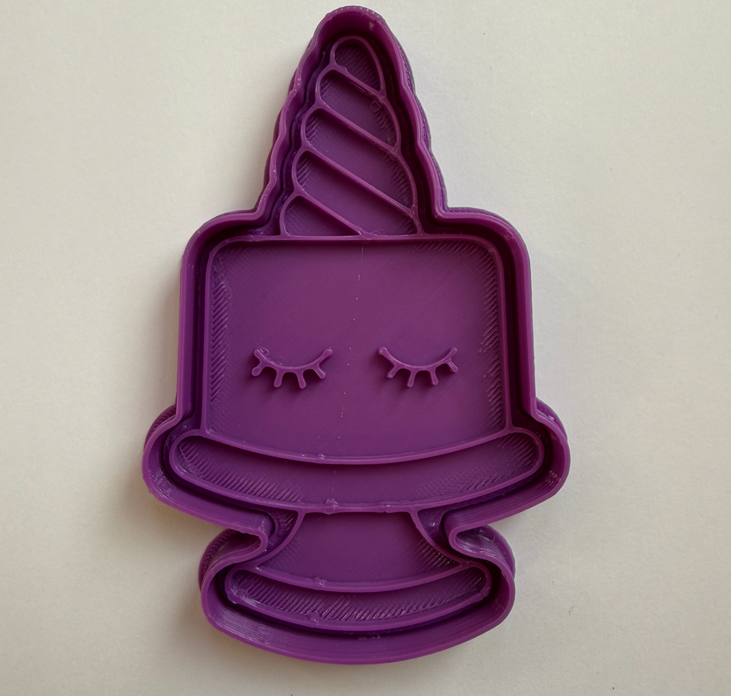 UNICORN CAKE COOKIE CUTTER