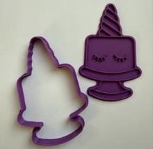 Load image into Gallery viewer, UNICORN CAKE COOKIE CUTTER