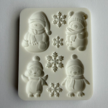 Load image into Gallery viewer, CHRISTMAS VARIETY MOLD - Snowman, Penguin, Bear