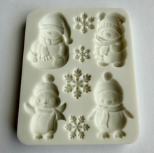 Load image into Gallery viewer, CHRISTMAS VARIETY MOLD - Snowman, Penguin, Bear