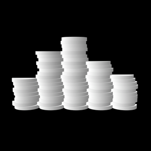 STACK OF COINS (SMALL) MOLD - Shapem