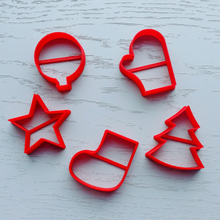 Load image into Gallery viewer, CHRISTMAS VARIETY COOKIE CUTTER SET (5 pcs) - Shapem