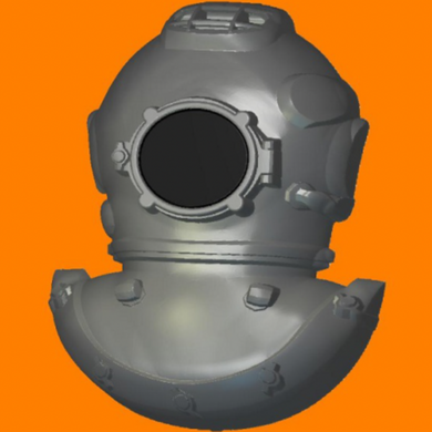 DIVER'S HELMET MOLD - Shapem