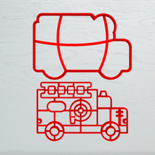 Load image into Gallery viewer, FIRE TRUCK COOKIE CUTTER - Shapem