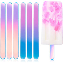 Load image into Gallery viewer, HOLOGRAPHIC POPSICLE STICKS (Set of 10) for Cakesicles, Ice Cream, Treats, Cake Pops, and More