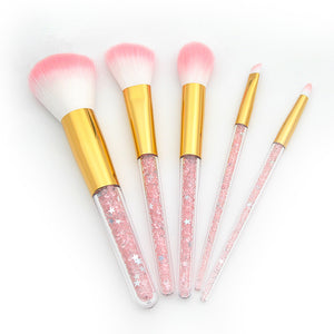 DUSTING BRUSH SET (5 PCS) - BRUSHES FOR LUSTER DUST, EDIBLE GLITTER, PEARL DUST