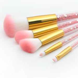 DUSTING BRUSH SET (5 PCS) - BRUSHES FOR LUSTER DUST, EDIBLE GLITTER, PEARL DUST