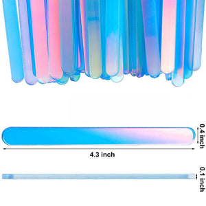 HOLOGRAPHIC POPSICLE STICKS (Set of 10) for Cakesicles, Ice Cream, Treats, Cake Pops, and More