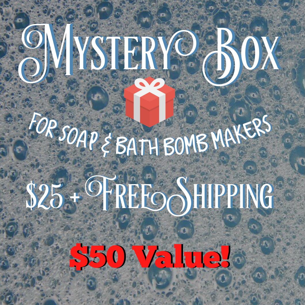 MYSTERY BOX FOR SOAP AND BATH BOMB MAKERS