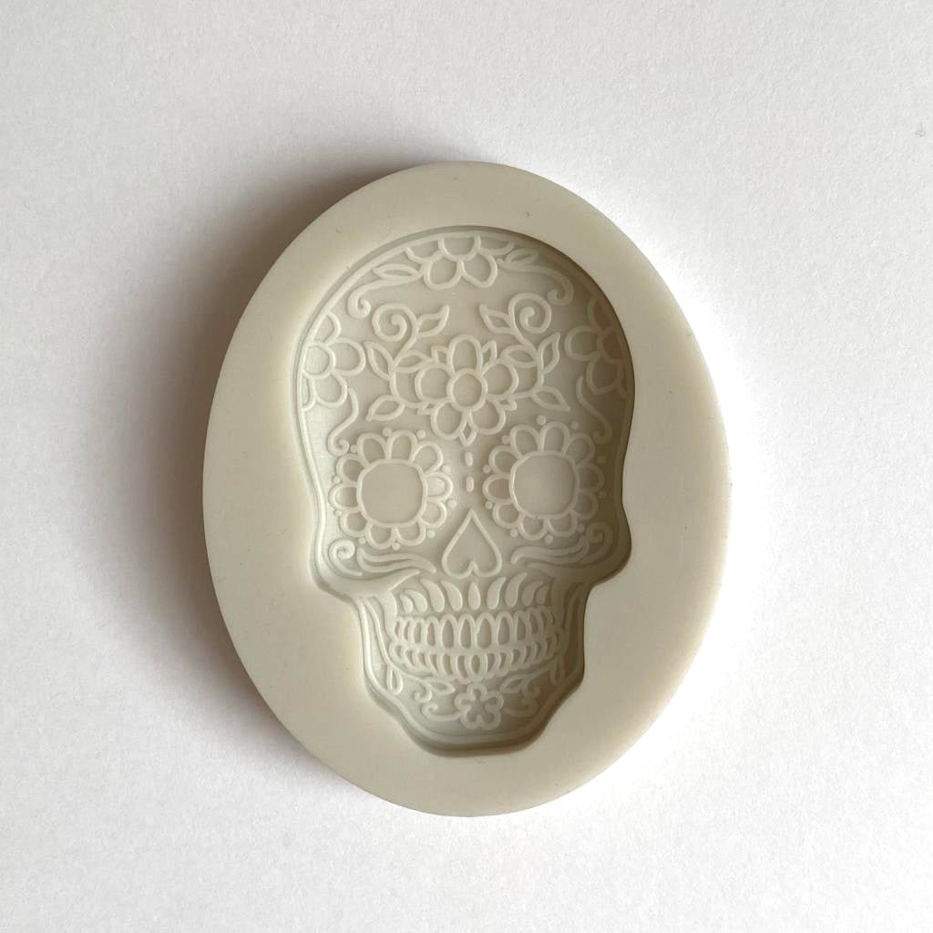 FLORAL SKULL MOLD