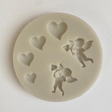 CUPID & HEARTS MOLD