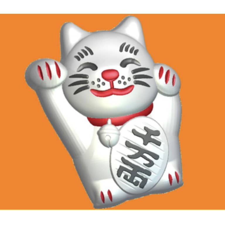 LUCKY CAT MOLD - Shapem