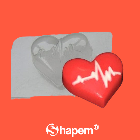 CARDIOGRAM HEART MOLD