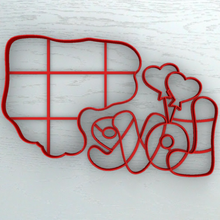 Load image into Gallery viewer, LOVE COOKIE CUTTER - Shapem