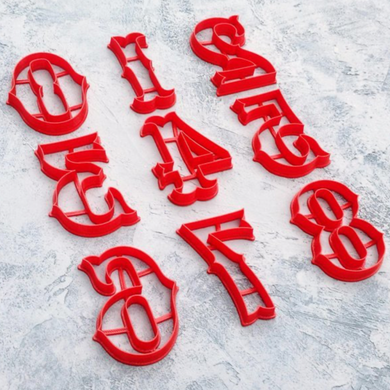 NUMBERS COOKIE CUTTERS (9 pcs) - Shapem