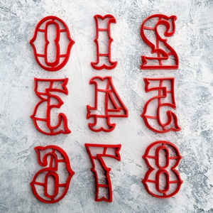 NUMBERS COOKIE CUTTERS (9 pcs) - Shapem