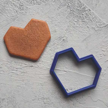 Load image into Gallery viewer, PIXEL HEART COOKIE CUTTER