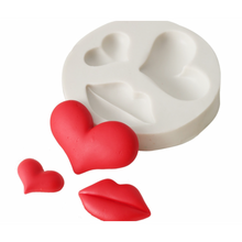 Load image into Gallery viewer, HEARTS &amp; LIPS MOLD