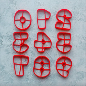 NUMBERS COOKIE CUTTERS (9 pcs)