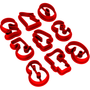 NUMBERS COOKIE CUTTERS (9 pcs)