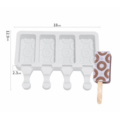 Pattern Cakesicle Mold