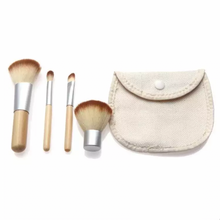 Load image into Gallery viewer, BAMBOO DUSTING BRUSH SET (4 PCS) - BRUSHES FOR LUSTER DUST, EDIBLE GLITTER, PEARL DUST