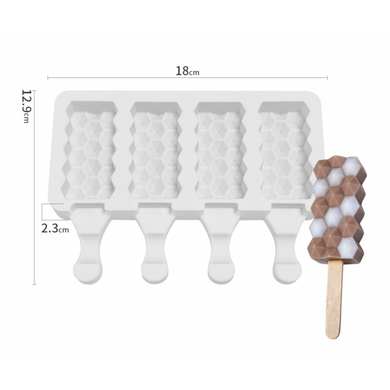Honeycomb Pattern Cakesicle Mold