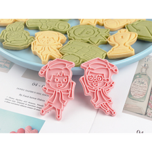 Load image into Gallery viewer, GRADUATION COOKIE CUTTER SET (8 pcs.)