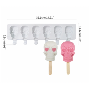 SKULL CAKESICLE MOLD