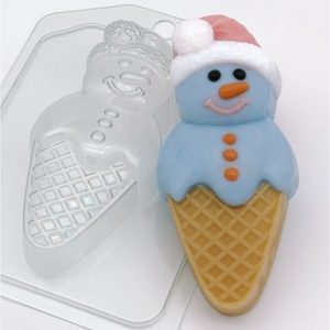 SNOWMAN CONE MOLD