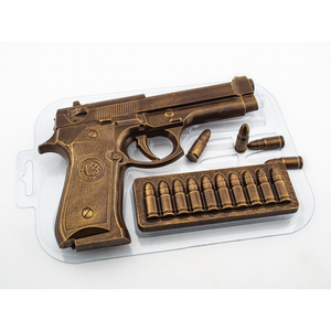 GUN & BULLETS PLASTIC MOLD (Another Side)