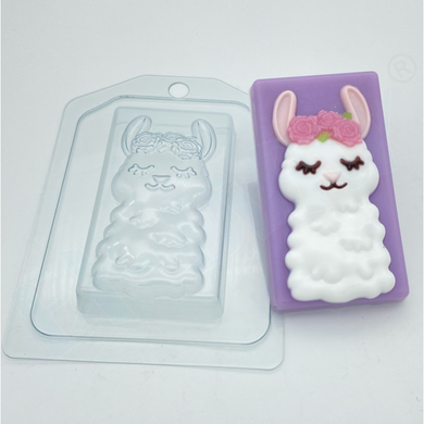 LLAMA WITH FLOWERS MOLD