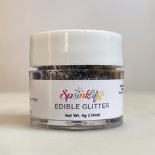 Load image into Gallery viewer, Edible Glitter by Sprinklify - BLACK - Food Grade High Shine Dust for Cakes - Shapem