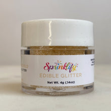 Load image into Gallery viewer, Edible Glitter by Sprinklify - CHAMPAGNE GOLD - Food Grade High Shine Dust for Cakes - Shapem