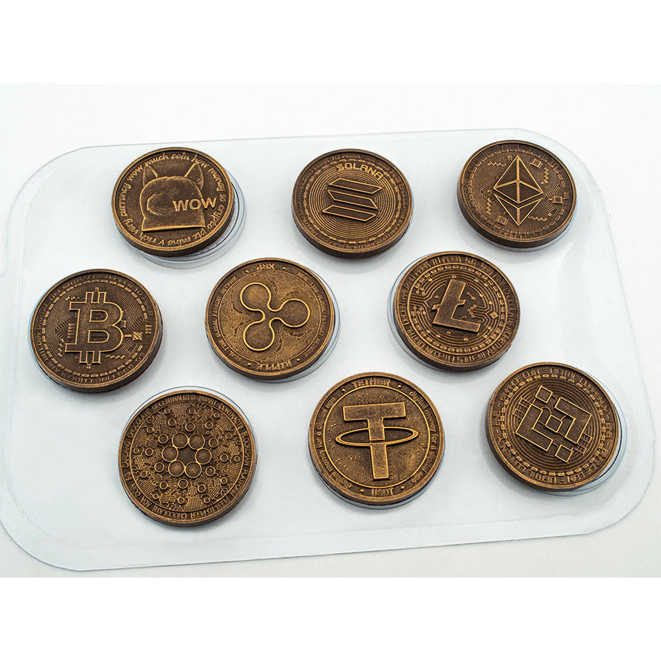 CRYPTO CURRENCY SHAPED VARIETY MOLD / Shapem