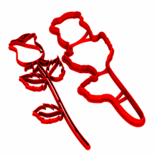 Load image into Gallery viewer, LARGE ROSE COOKIE CUTTER - Shapem