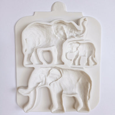 ELEPHANT FAMILY MOLD